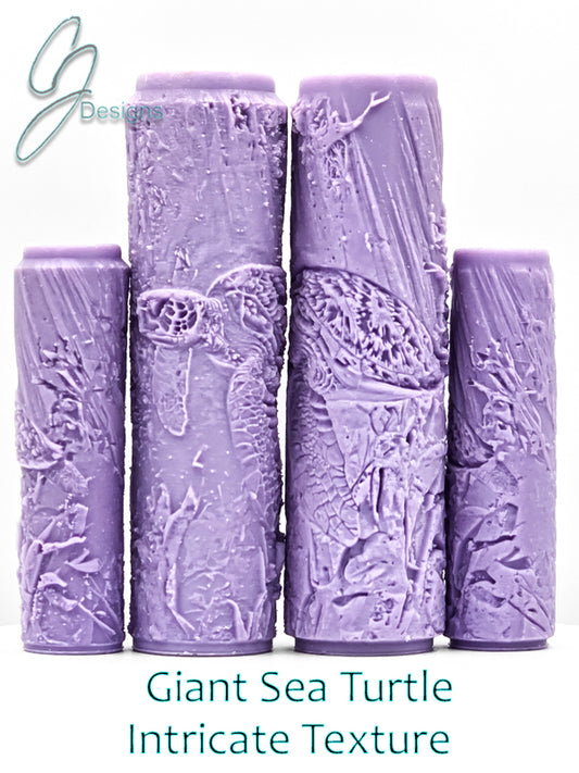 Giant Sea Turtle Intricate Detail Texture Roller