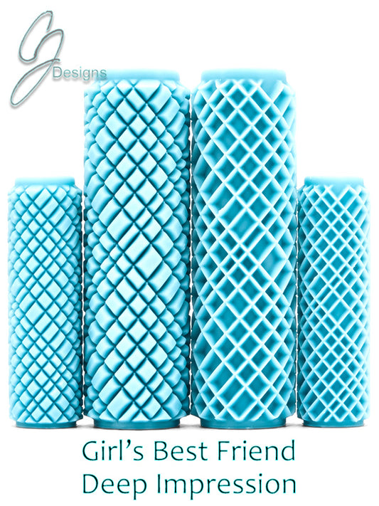 Girl's Best Friend Deep Impression Texture Rollers