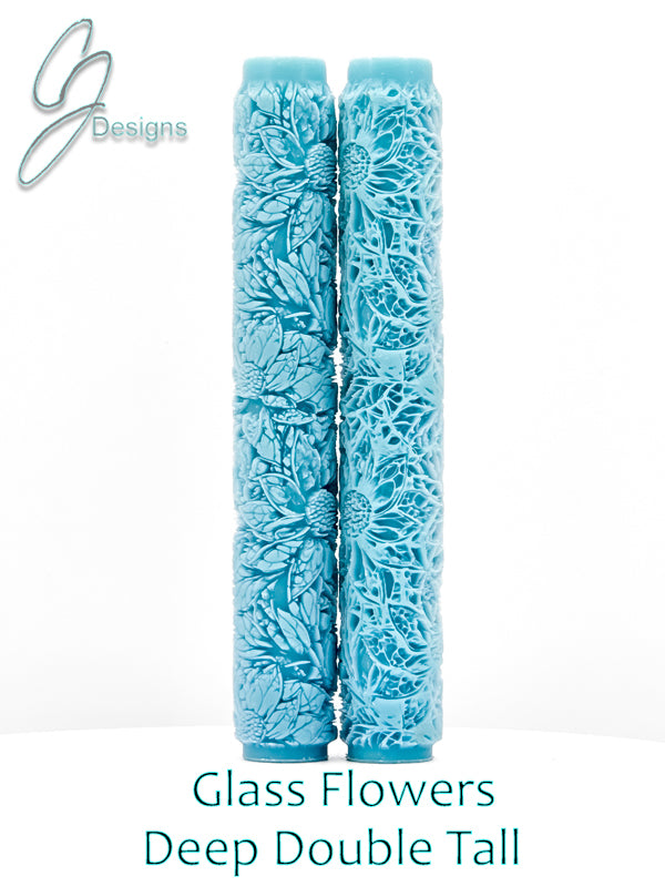 Glass Flowers Deep Impression Texture Rollers