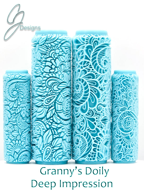 Granny's Doily Deep Impression Texture Rollers