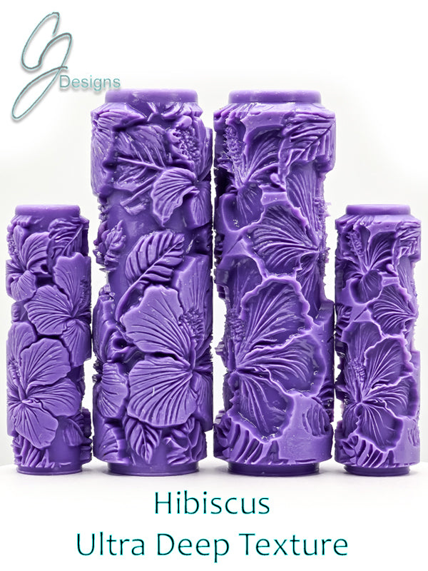 Hibiscus Floral Collection Ultra Deep Texture Roller