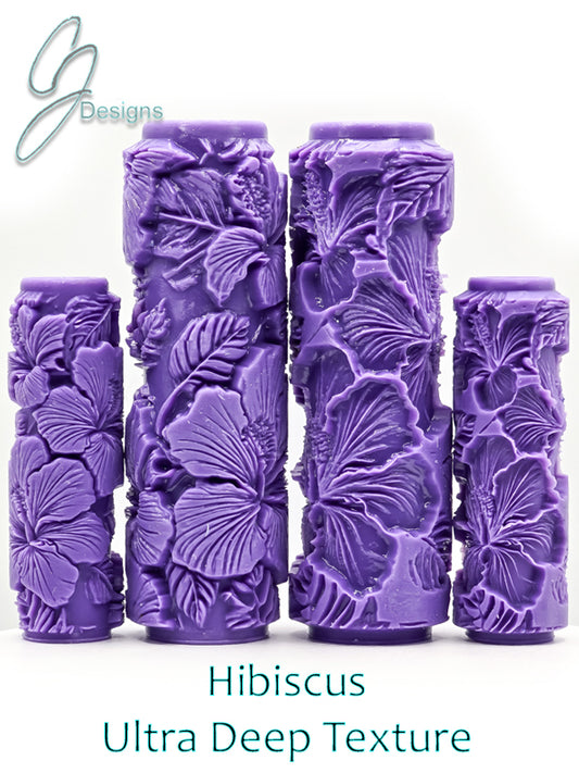 Hibiscus Floral Collection Ultra Deep Texture Roller
