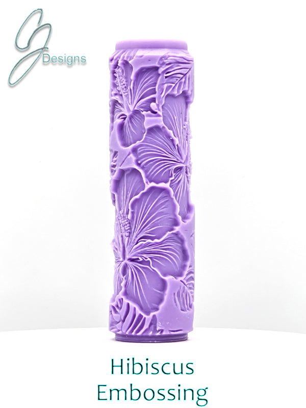 Hibiscus Intricate Detail Texture Roller