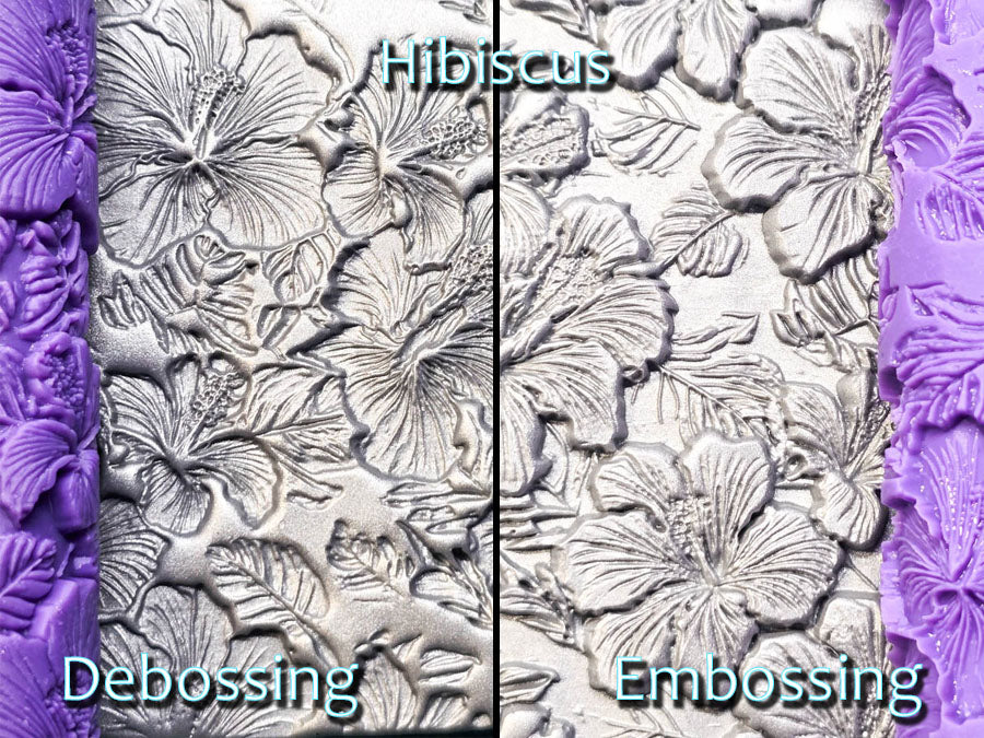 Hibiscus Floral Collection Ultra Deep Texture Roller