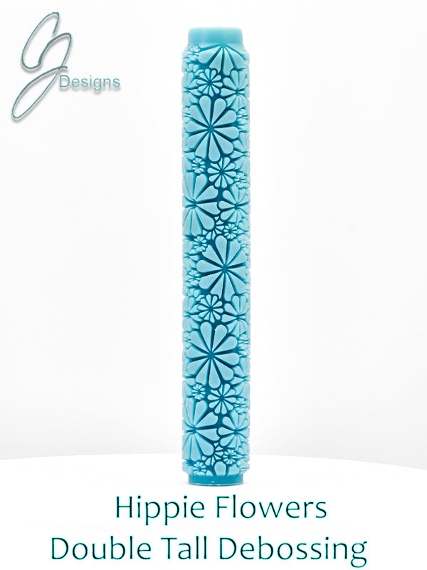 Hippie Flowers Deep Impression Texture Rollers