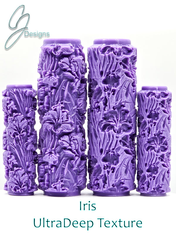 Iris Floral Collection Ultra Deep Texture Roller
