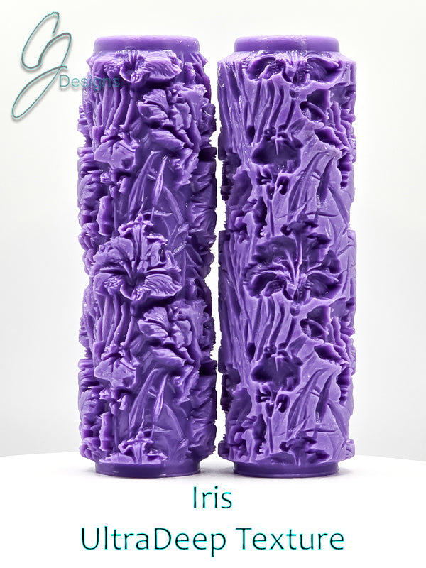 Iris Floral Collection Ultra Deep Texture Roller