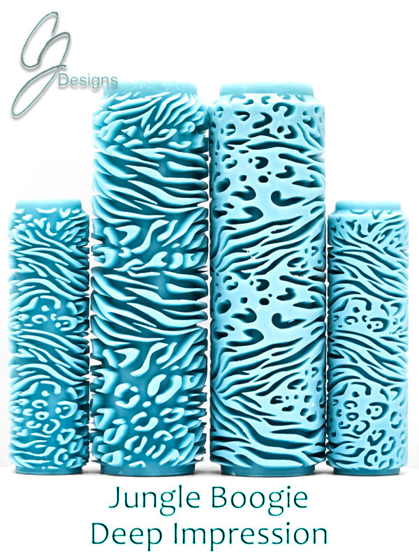 Wild Ones Collection Deep Impression Texture Rollers