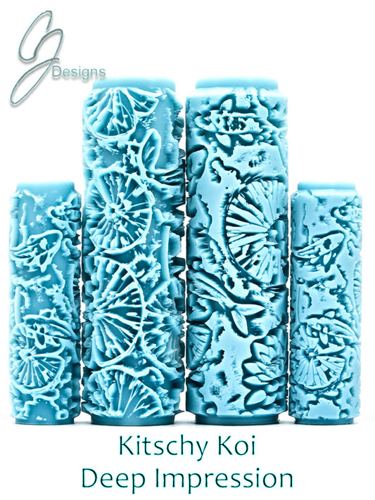 Kitschy Koi Deep Impression Texture Rollers
