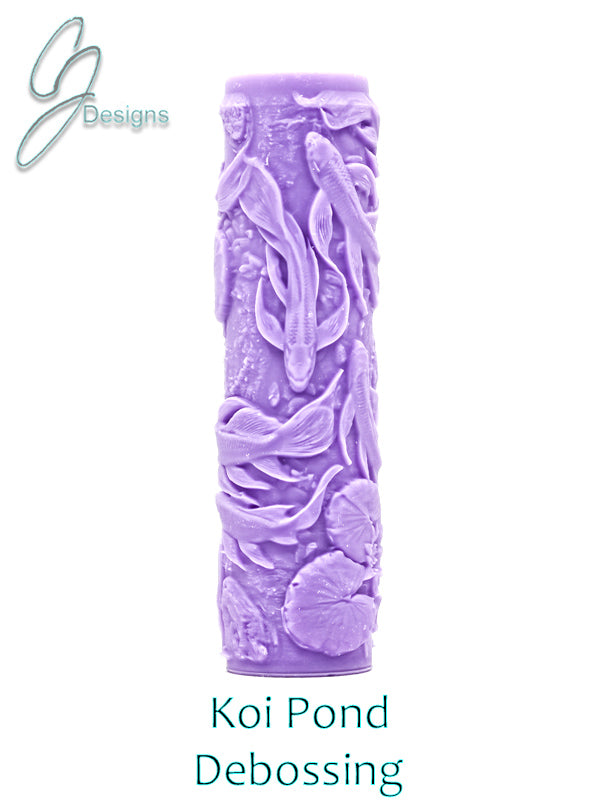 Koi Pond Intricate Detail Texture Roller
