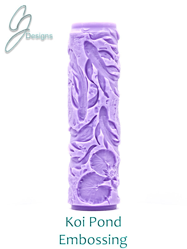 Koi Pond Intricate Detail Texture Roller