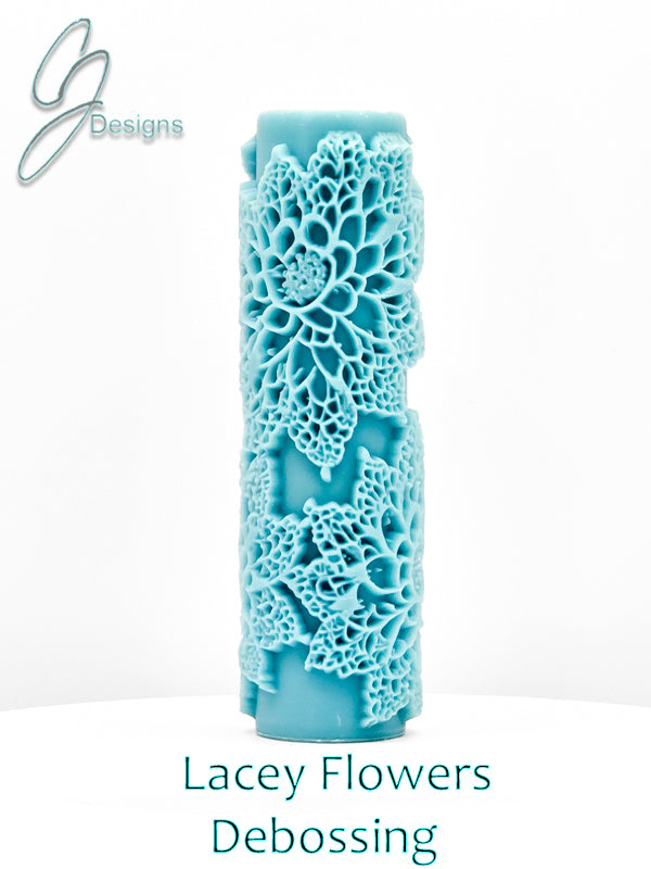 Lacey Flowers Deep Impression Texture Rollers