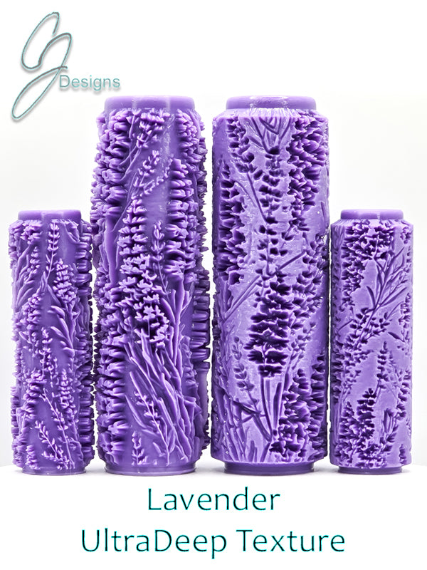 Lavender Floral Collection Ultra Deep Texture Roller