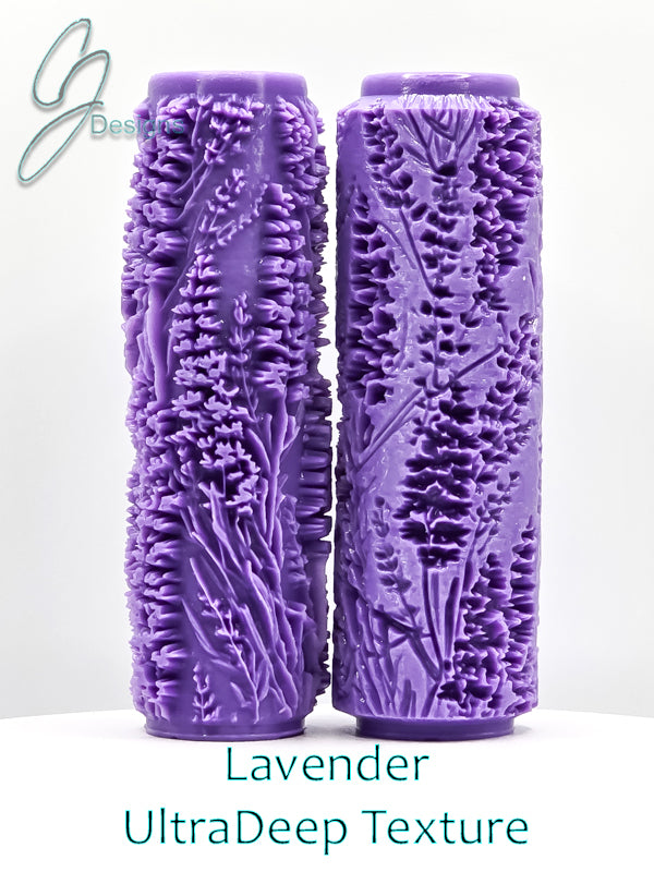 Lavender Floral Collection Ultra Deep Texture Roller