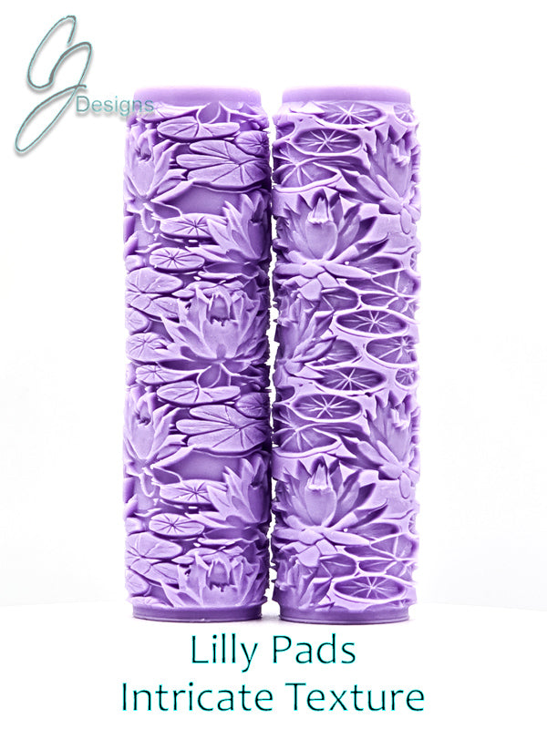 Lilly Pads Intricate Detail Texture Roller