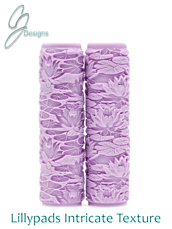 Lilly Pads Intricate Detail Texture Roller