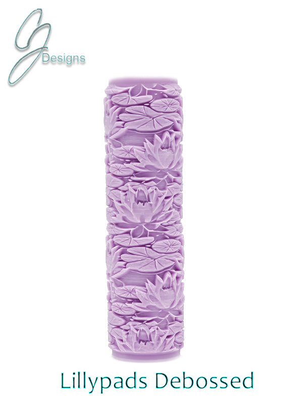 Lilly Pads Intricate Detail Texture Roller