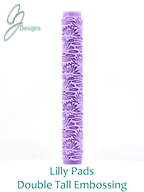 Lilly Pads Intricate Detail Texture Roller