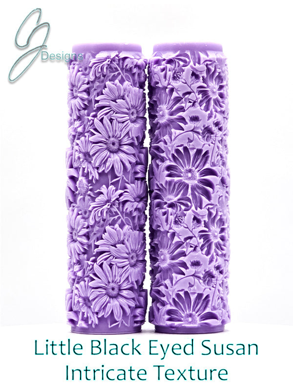 Little Black Eyed Susan Intricate Detail Texture Roller