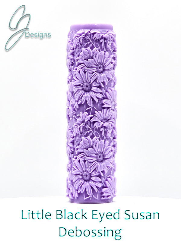 Little Black Eyed Susan Intricate Detail Texture Roller