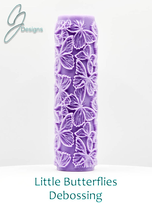 Little Butterflies Intricate Detail Texture Roller with DoubleTall Option