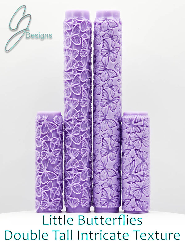 Little Butterflies Intricate Detail Texture Roller with DoubleTall Option