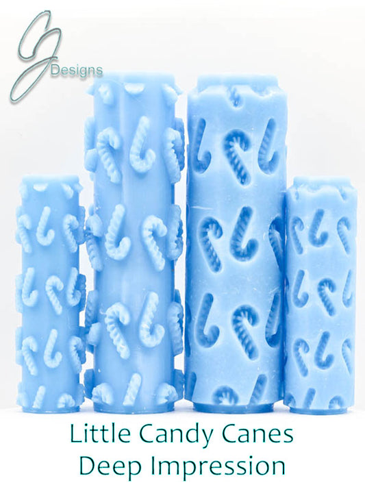 Little Candy Canes Deep Impression Texture Roller