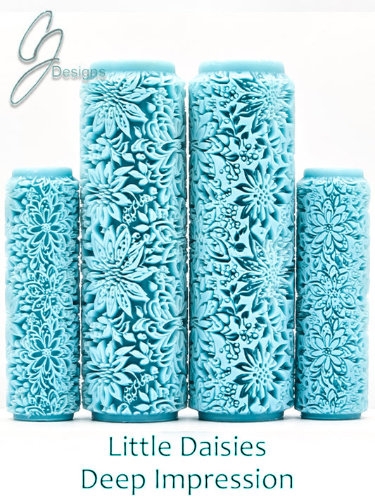 Little Daisies Deep Impression Texture Rollers