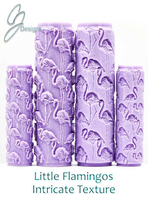 Little Flamingos Intricate Detail Texture Roller