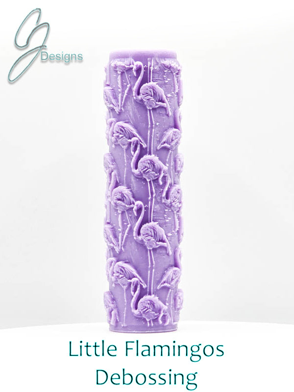 Little Flamingos Intricate Detail Texture Roller
