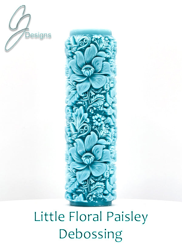 Little Floral Paisley Deep Impression Texture Rollers