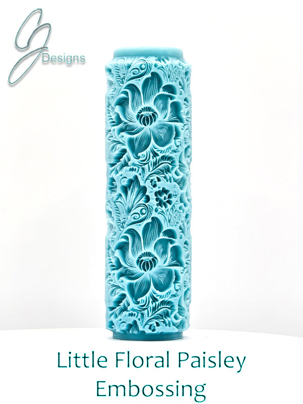Little Floral Paisley Deep Impression Texture Rollers