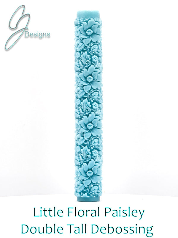 Little Floral Paisley Deep Impression Texture Rollers