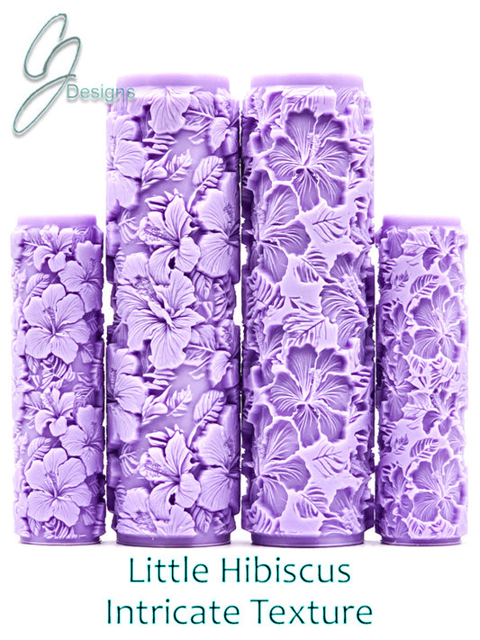 Little Hibiscus Intricate Detail Texture Roller