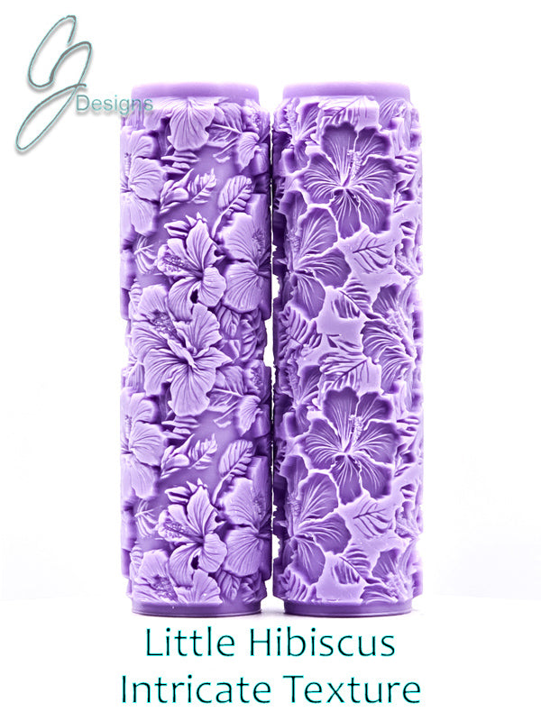 Little Hibiscus Intricate Detail Texture Roller