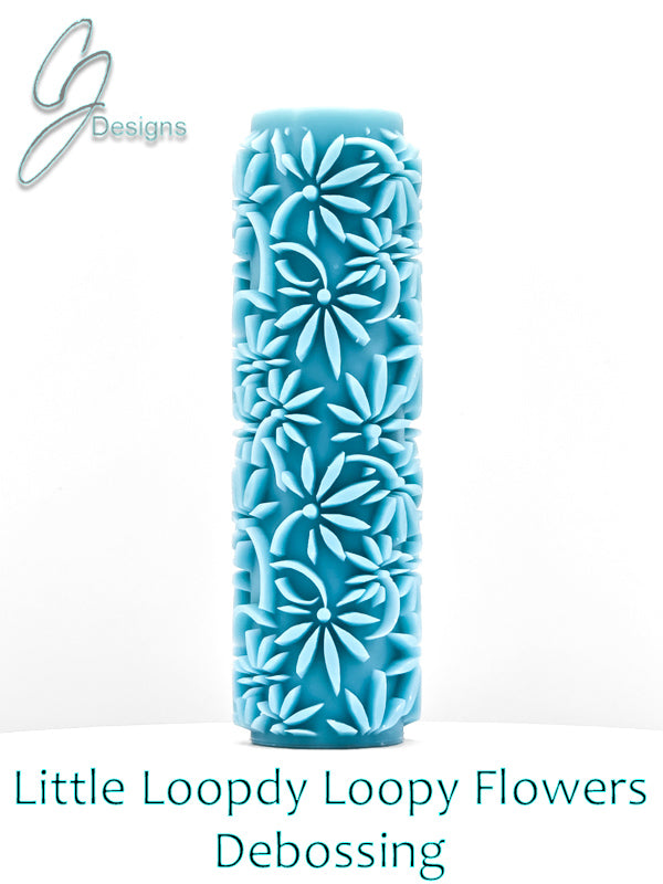 Little Loopdy Loopy Flowers Deep Impression Texture Rollers