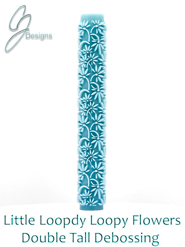 Little Loopdy Loopy Flowers Deep Impression Texture Rollers