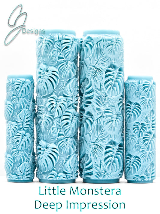 Little Monstera Deep Impression Texture Rollers