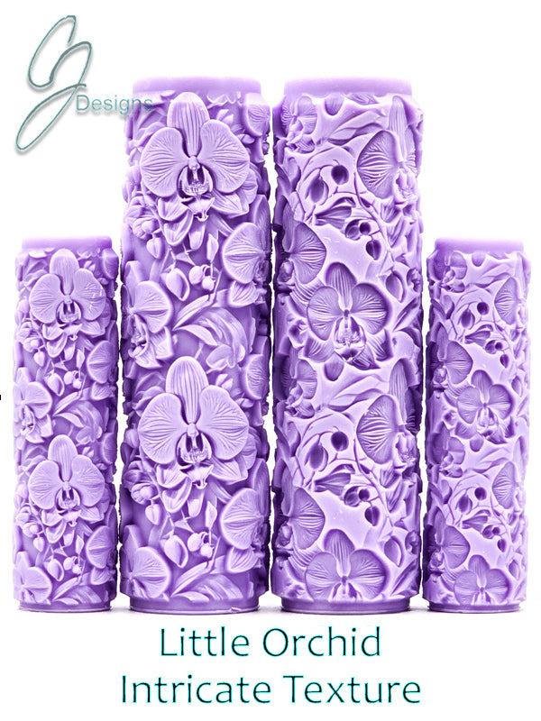 Little Orchid Intricate Detail Texture Roller