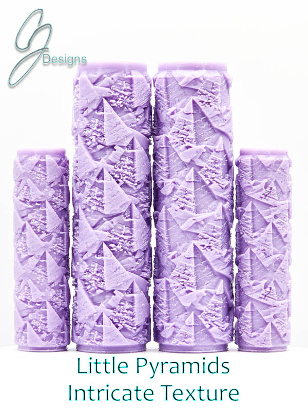 Little Pyramids Intricate Detail Texture Roller