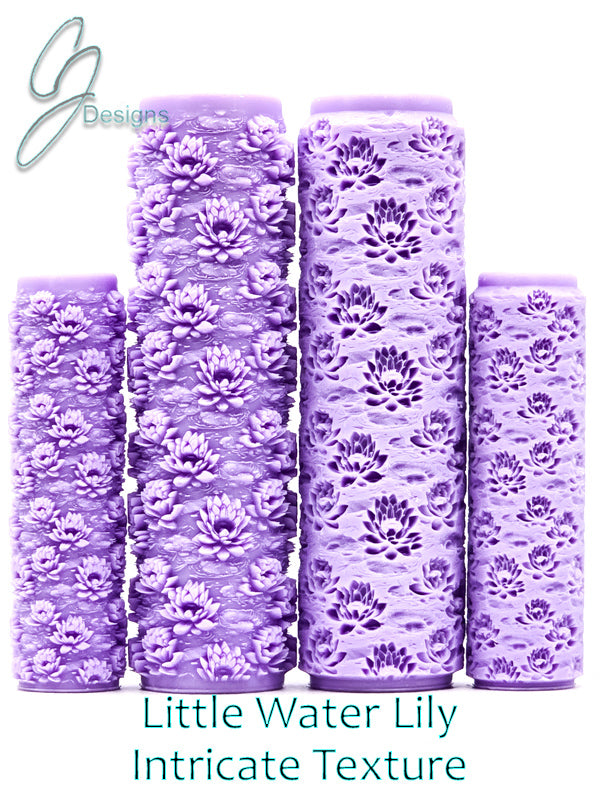 Little Water Lily Intricate Detail Texture Roller