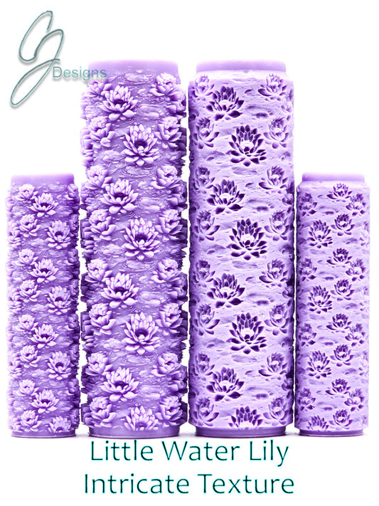 Little Water Lily Intricate Detail Texture Roller