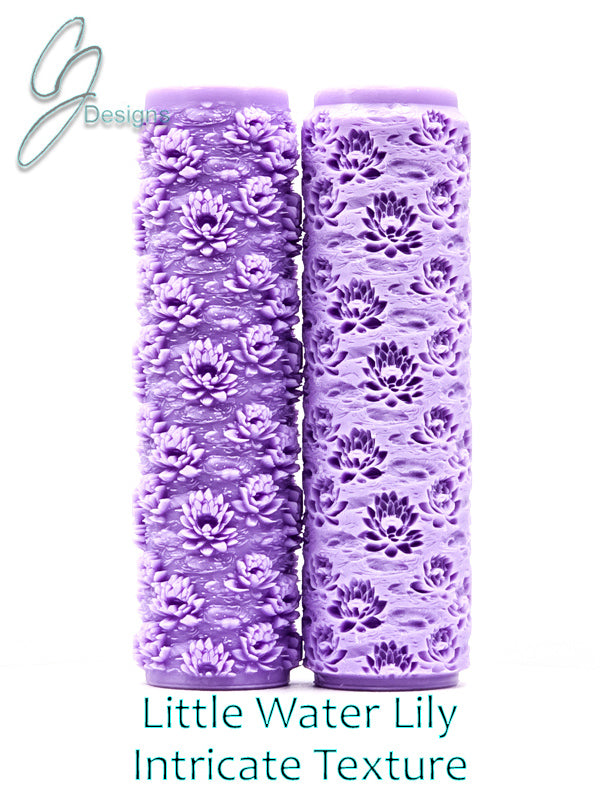 Little Water Lily Intricate Detail Texture Roller