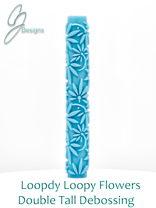 Loopdy Loopy Flowers Deep Impression Texture Rollers