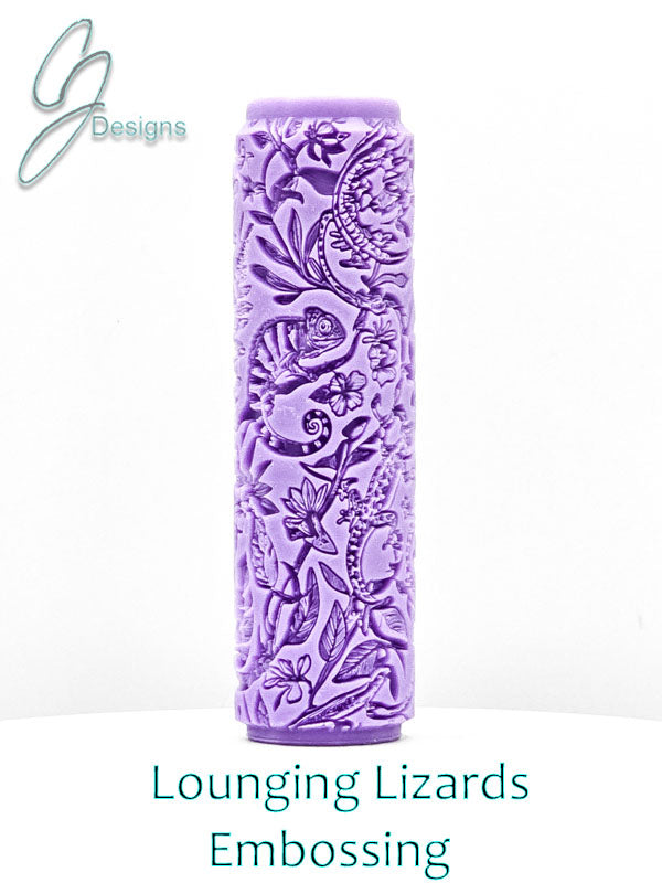 Lounging Lizards Intricate Detail Texture Roller