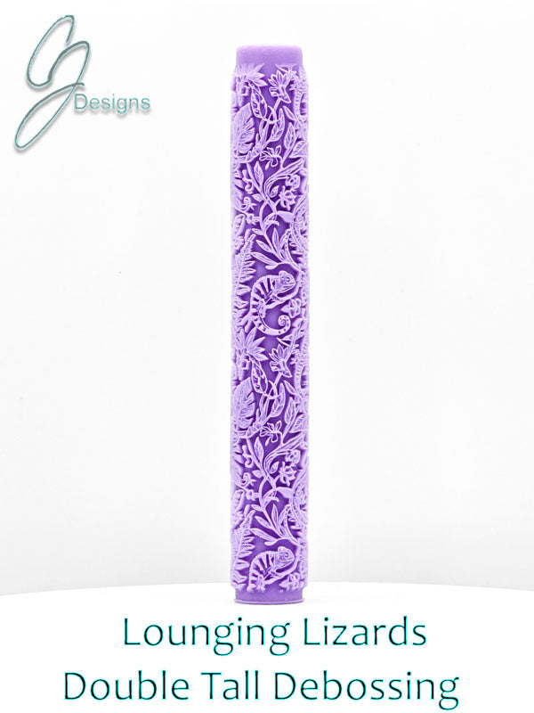 Lounging Lizards Intricate Detail Texture Roller
