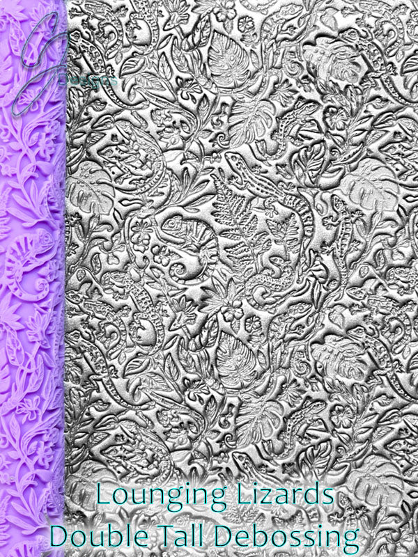 Lounging Lizards Intricate Detail Texture Roller