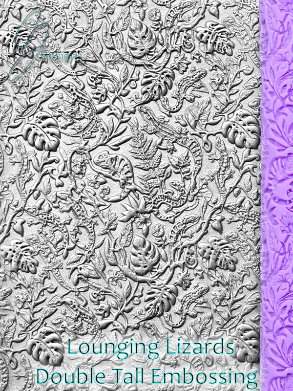 Lounging Lizards Intricate Detail Texture Roller