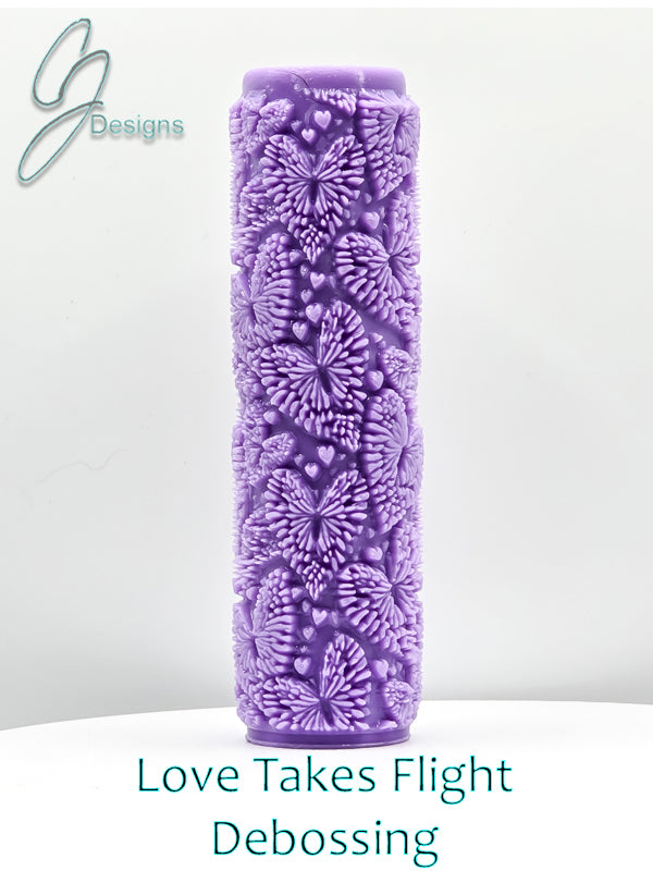 Love Takes Flight Intricate Detail Texture Roller