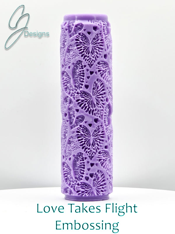 Love Takes Flight Intricate Detail Texture Roller